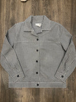 Load image into Gallery viewer, Ozzy Graphic Gingham Jacket
