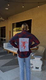 Load image into Gallery viewer, Fireball Graphic Flannel

