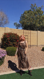 Load image into Gallery viewer, Maxi Cheetah Dress
