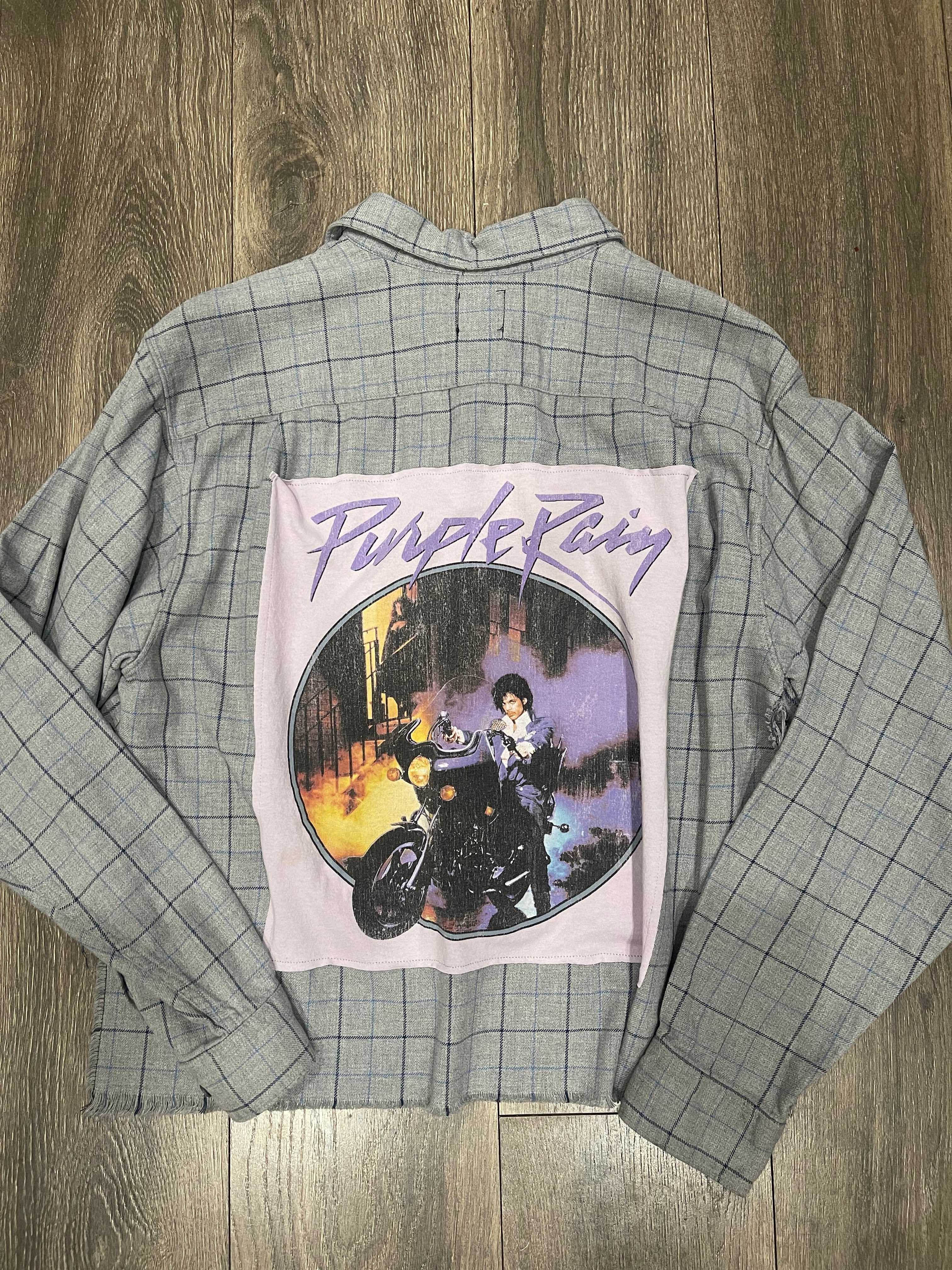 Purple Rain Graphic Flannel
