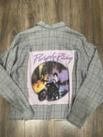 Load image into Gallery viewer, Purple Rain Graphic Flannel
