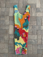 Load image into Gallery viewer, Midi 90s Abstract Popcorn Dress
