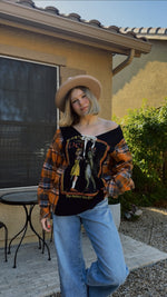 Load image into Gallery viewer, Dance With The Devil Tee Flannel
