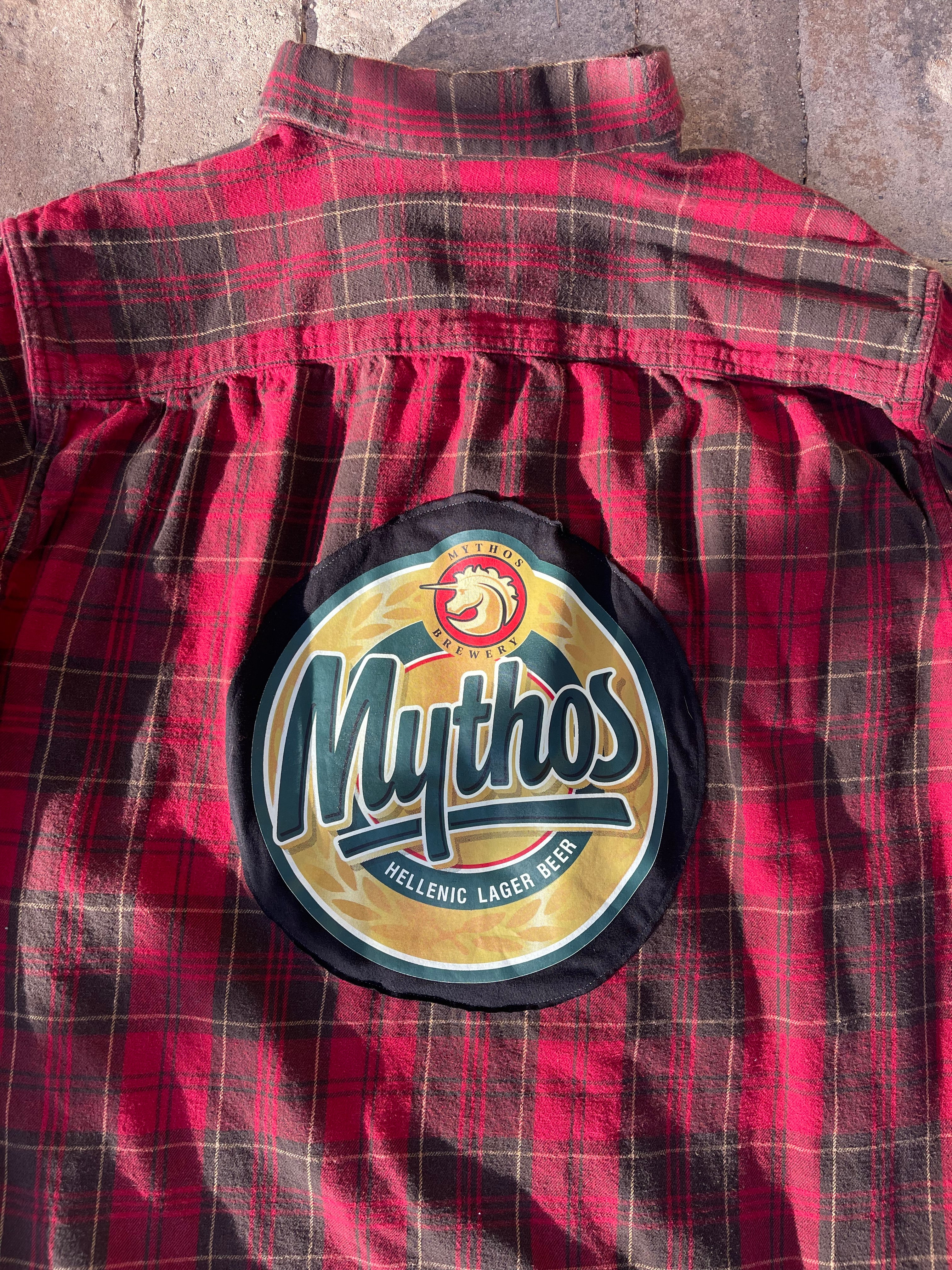 Mythos Beer Graphic Flannel