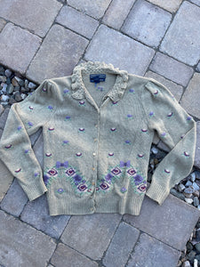 Floral Embroidered Sweater