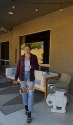 Load image into Gallery viewer, Fireball Graphic Flannel
