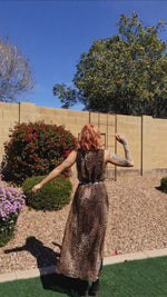 Load image into Gallery viewer, Maxi Cheetah Dress
