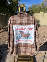 Load image into Gallery viewer, Budweiser Graphic Flannel
