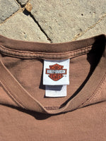 Load image into Gallery viewer, Harley Davidson Tee Denim Sleeve
