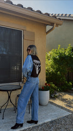 Load image into Gallery viewer, T4T Tee Denim Sleeve
