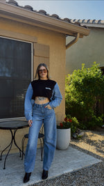 Load image into Gallery viewer, T4T Tee Denim Sleeve
