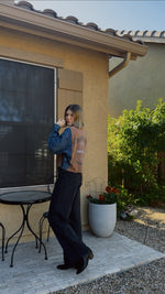 Load image into Gallery viewer, Harley Davidson Tee Denim Sleeve
