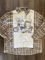 Load image into Gallery viewer, Betty Boop Tee Flannel
