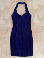 Load image into Gallery viewer, Velvet Plum Mini Dress
