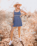 Load image into Gallery viewer, Chasin Daisies Denim Dress
