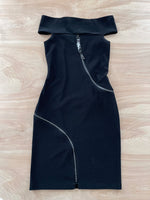 Load image into Gallery viewer, Rhinestone Zipper Dress
