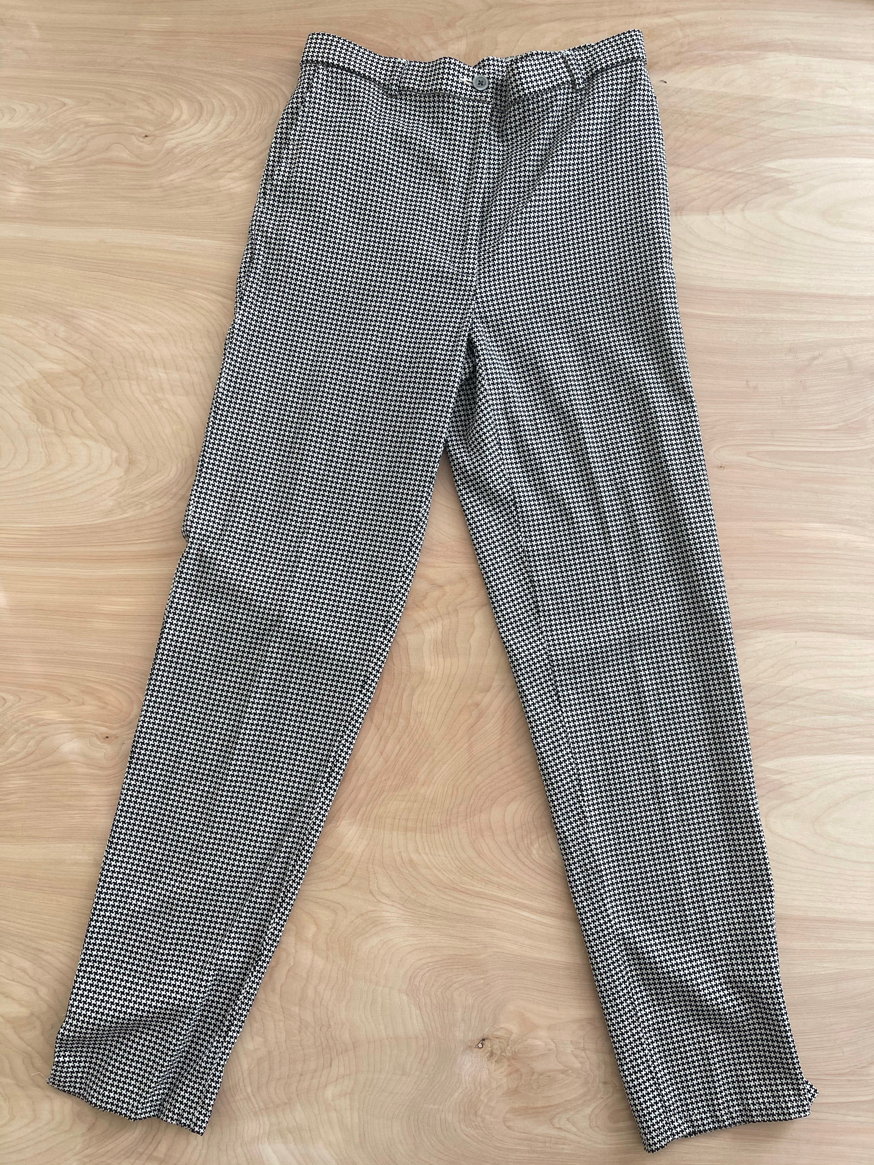 Nowhere To Be Houndstooth Tapered Pant