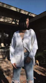 Load image into Gallery viewer, White Quilted Cardigan
