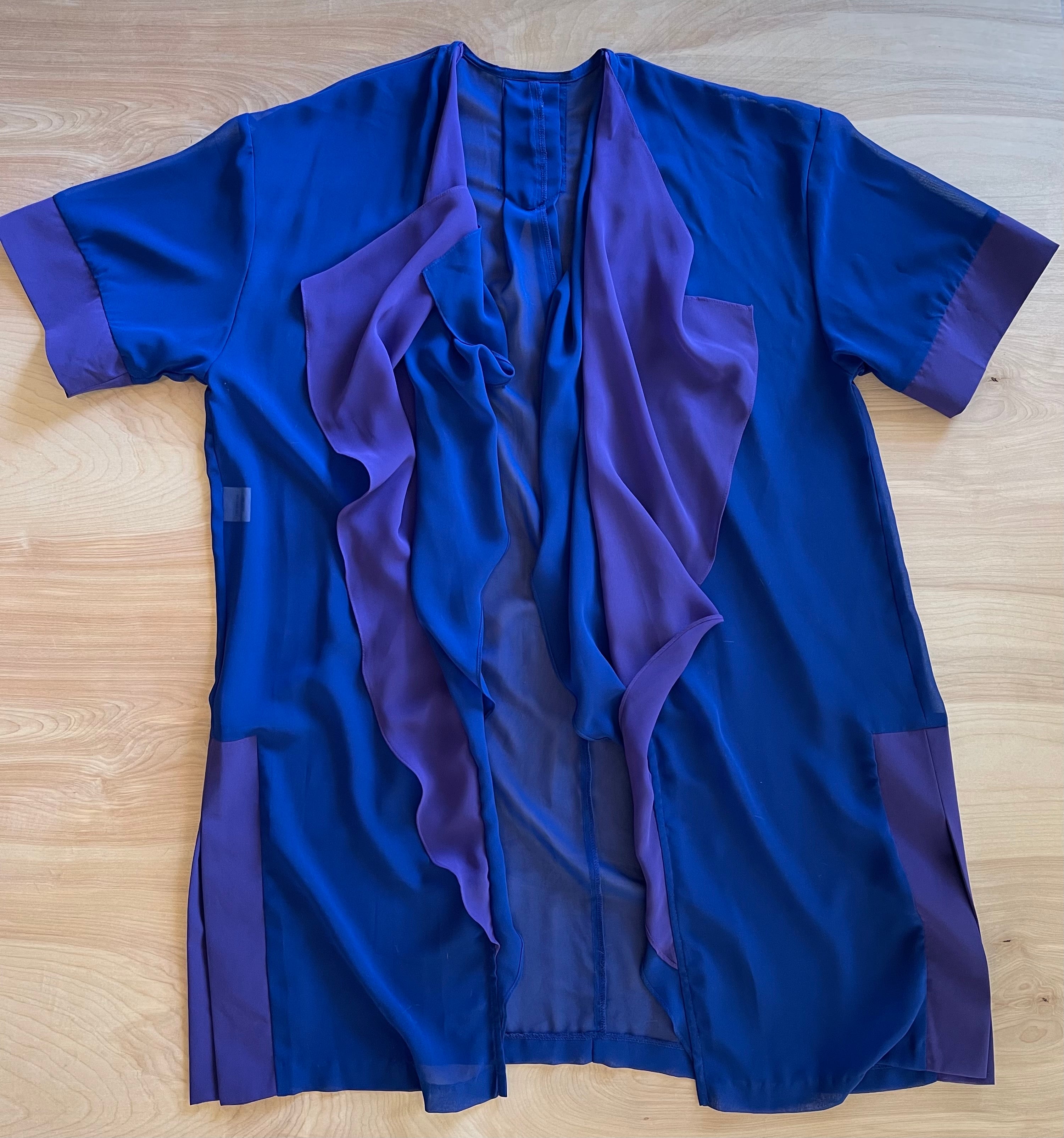 Blue/Purple Sheer Robe