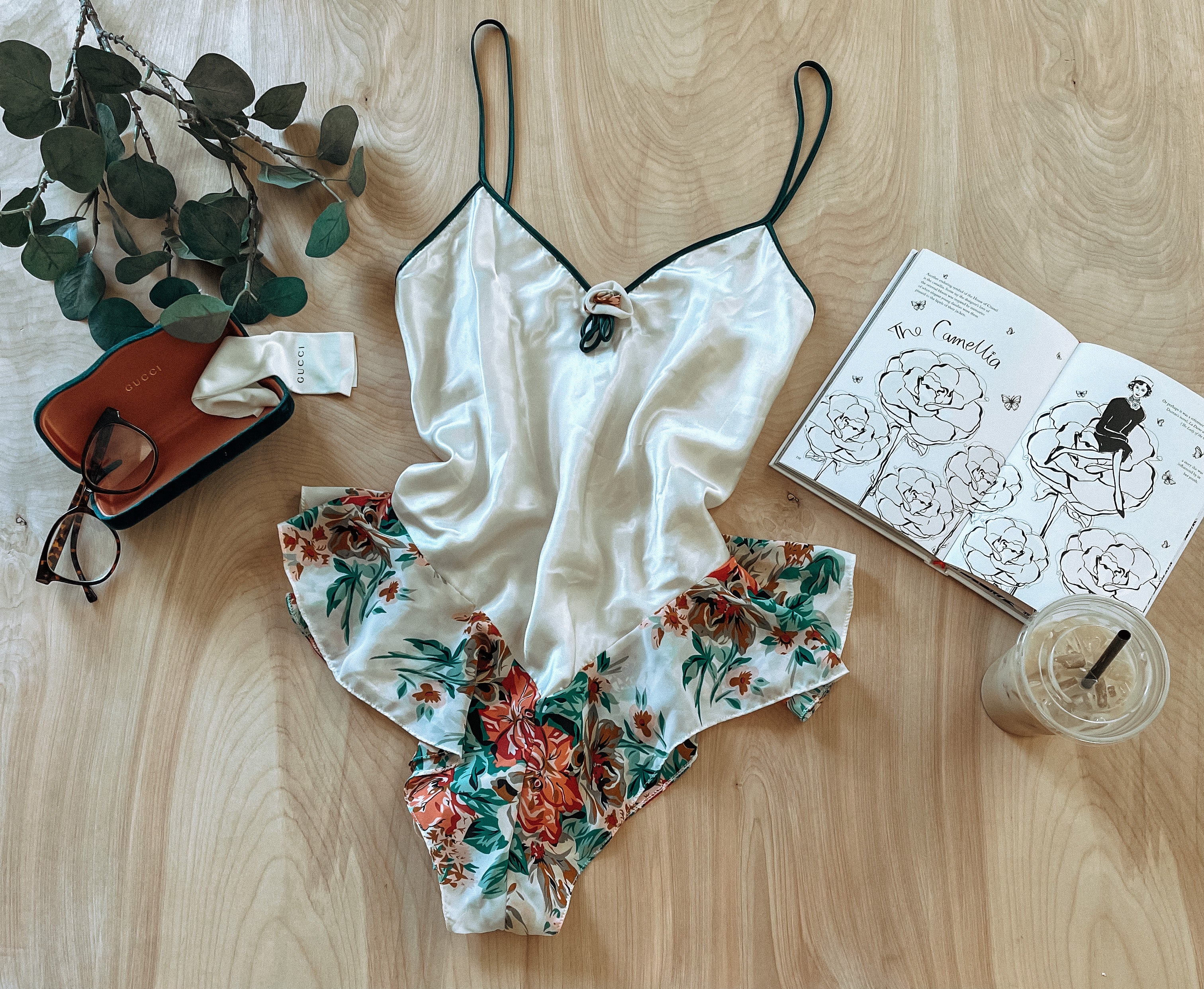 Floral Ruffle Bodysuit