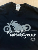 Load image into Gallery viewer, Cropped Watch For Motorcycles Tee
