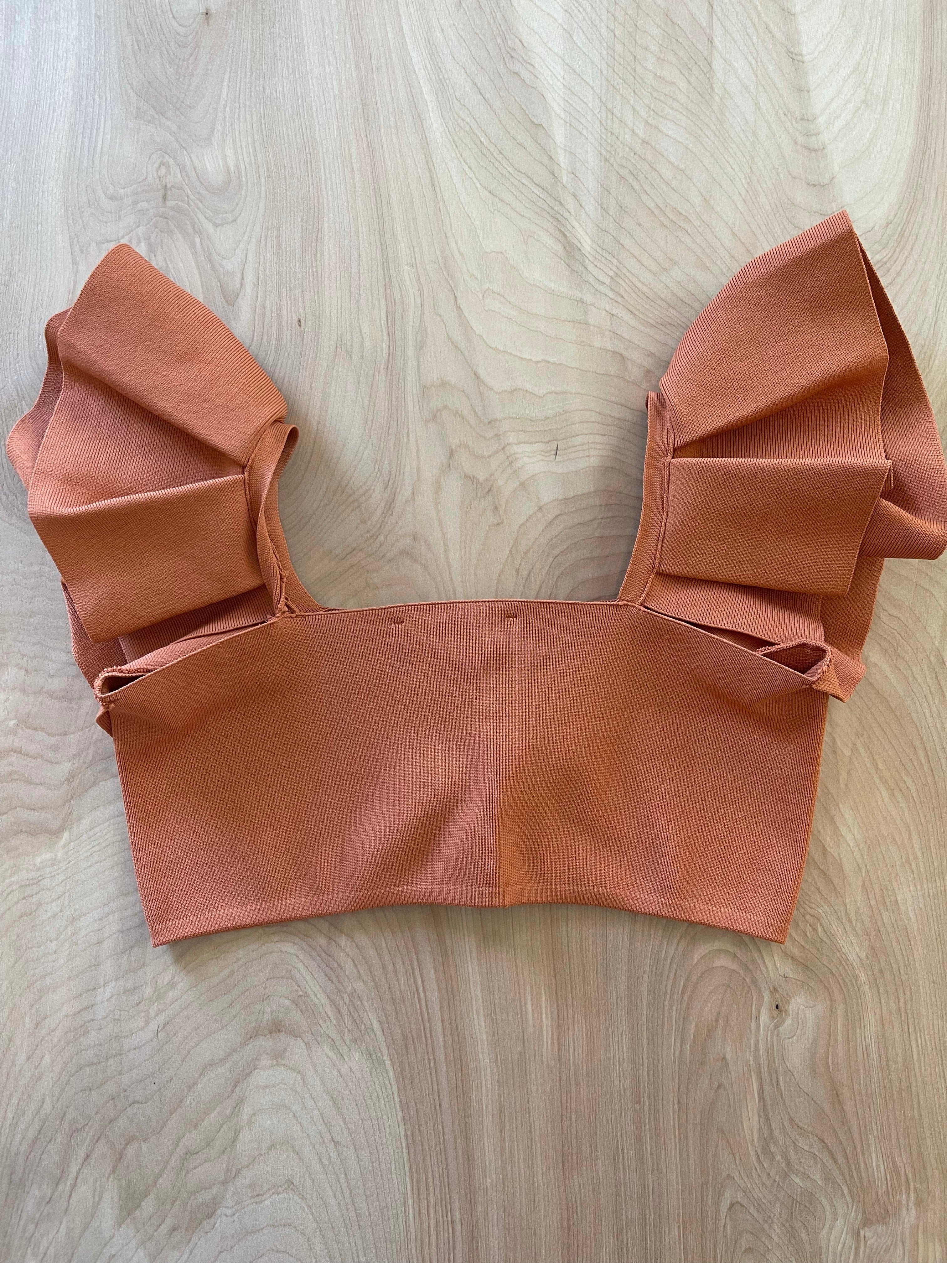 Zara Ruffle Crop Top