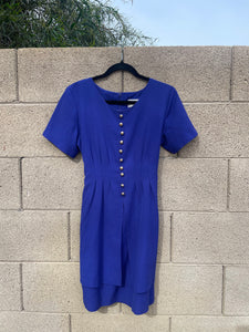 Royal Blue Mini Dress
