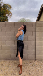 Load image into Gallery viewer, Nylon Midi Skirt
