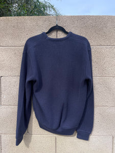 Navy Vneck Sweater