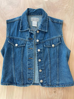 Load image into Gallery viewer, I&#39;m Outta Here Denim Vest
