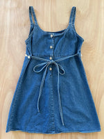 Load image into Gallery viewer, Chasin Daisies Denim Dress

