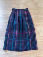 Load image into Gallery viewer, Plaid Midi Skirt
