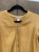 Load image into Gallery viewer, Yellow Zip Up Sweater
